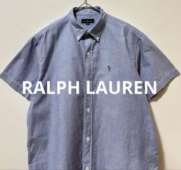 그린 택 RALPH LAUREN 랄프 로렌 옥스퍼드 반팔 셔츠