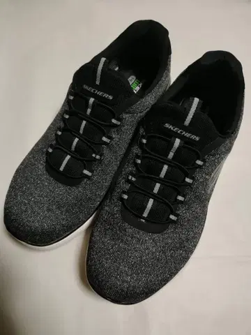 SKECHERS Wide Fit 스니커즈 그레이/블랙 26.5cm