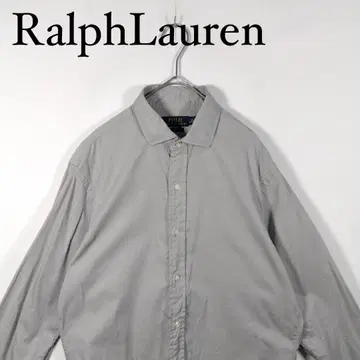 Ralph Lauren 그레이 긴팔 와이셔츠 SLIM FIT M