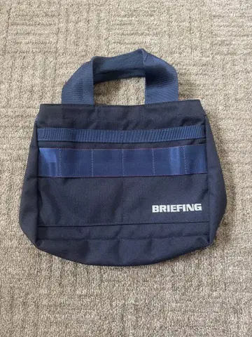 새상품급 BRIEFING 브리핑 네이비 미니 토트백 골프