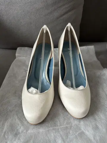 [중고품] BENIR 화이트 브라이덜 슈즈 사이즈 23.5cm