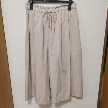 레나운 심플 라이프 봄/여름 가우초 팬츠 허리 조절 끈 포함, 미품
