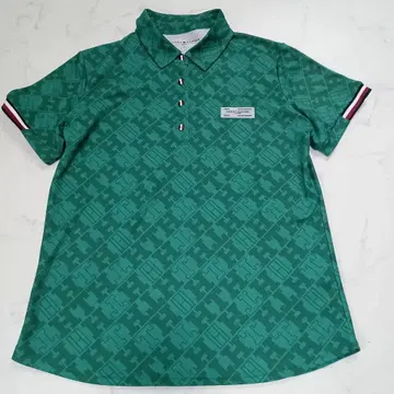 새상품급 TOMMY HILFIGER 그린 피케 셔츠 L