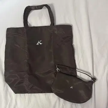 키타무라 접이식 서브백 미사용 새상품 컴팩트 대용량 토트백