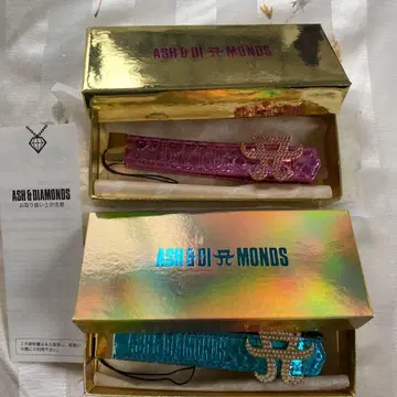 하마사키 아유미 ASH & DIAMONDS 콜라보 스트랩 2색 세트