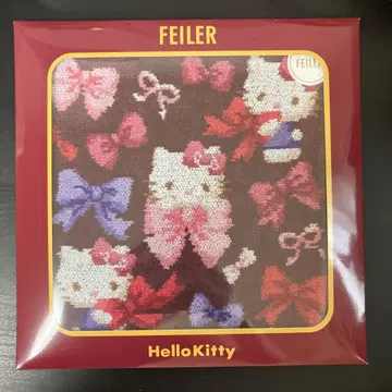 새상품 FEILER 페일러 산리오 콜라보 헬로키티 케이스 포함