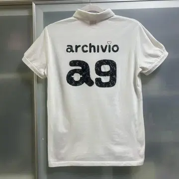 archivio a9 화이트 피케 셔츠