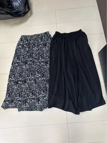 AZULbymoussy 아줄바이마우지 가우초 팬츠 블랙 계열 2매
