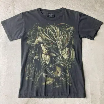 00s 피치T 용 그런지 Y2K 페이드 숏 기장 vintage