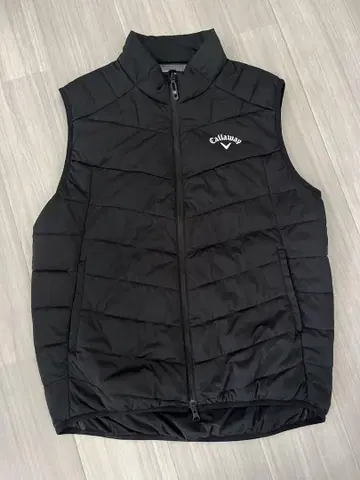 Callaway 블랙 퀼팅 베스트 L