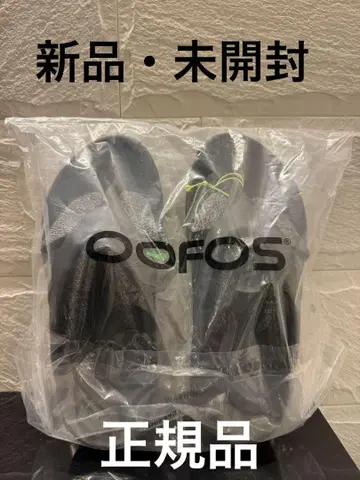 OOFOS 블랙 샌들 정품 새상품 미개봉