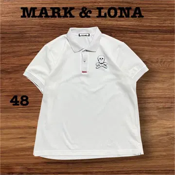 MARK & LONA 마크앤로나 피케 셔츠 화이트 48 스컬