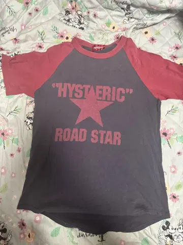 hysteric 별 모양 그래픽 티셔츠 90s