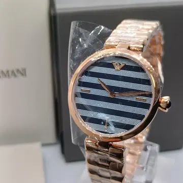 [새상품 미사용] Emporio Armani 여성용 손목시계 핑크 골드