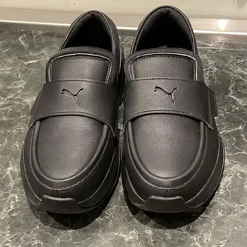 푸마 PUMA 스니커즈 로퍼 통굽 우먼 블랙 23cm