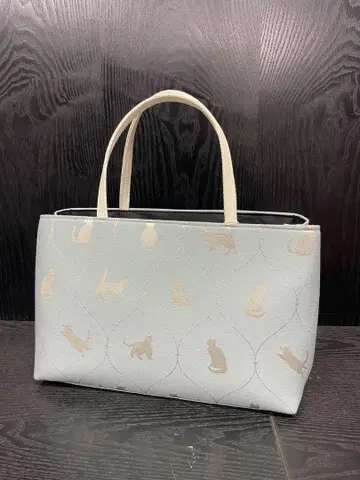 새상품 고양이 패턴 기모노 가방 연습 다도 기모노 토트백 기모노 코몬