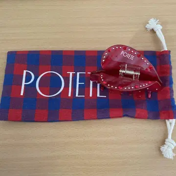 [미사용 새상품] POTETE 생일 하트 헤어 클립 7월
