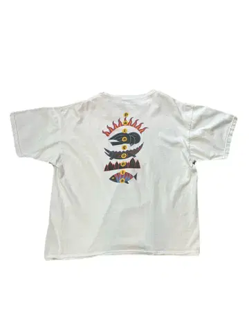 90년대 Patagonia 멸종 위기종 눈 없는 택 t-shirt