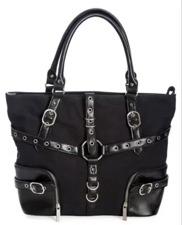 gothic skull leather bag