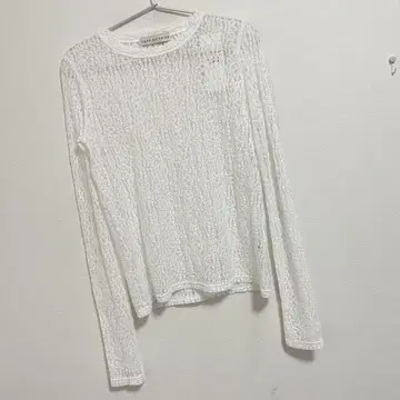 나노 유니버스 시어 레이스 컷 상의
