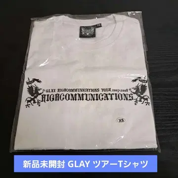 GLAY HIGH COMMUNICATIONS 투어 T셔츠 사이즈 XS