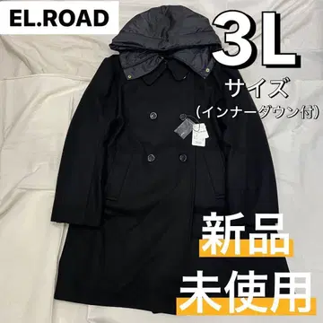 새상품 이너 다운 피코트 울 코트 다운 80% 블랙 3WAY 3L