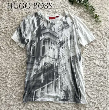 HUGO BOSS 휴고 보스 프린트 반팔 티셔츠