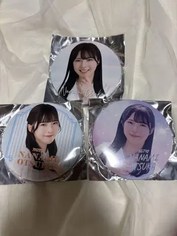 NGT48 오츠카 나나미 캔뱃지 3세트