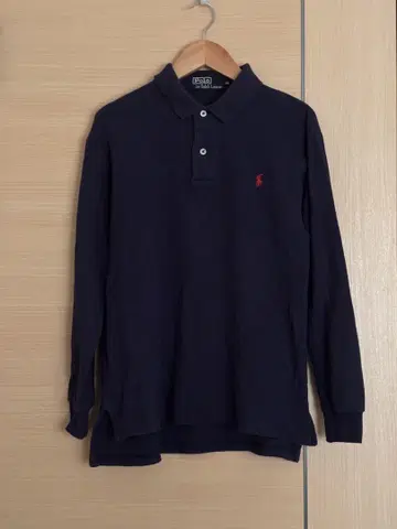 POLO by Ralph Lauren 네이비 긴팔 피케 셔츠
