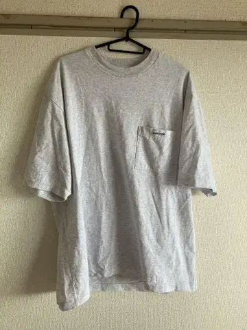 everyone pocket tee shirt(ASH GRAY)