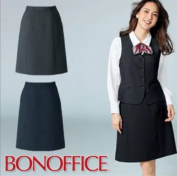 BONOFFICE 비즈니스 스커트 그레이