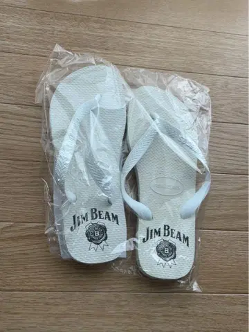 Jim Beam havaianas 화이트 비치 샌들