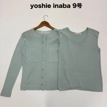 yoshie inaba 요시에 이나바 실크 앙상블 니트 9호 민트
