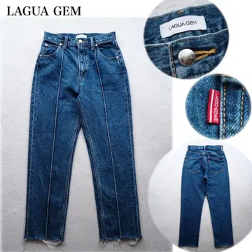 LAGUAGEM 라구아젬 하이웨스트 센터라인 데님 24