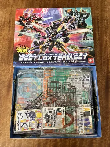 골판지 전기 프라모델 베스트 LBX 팀 세트