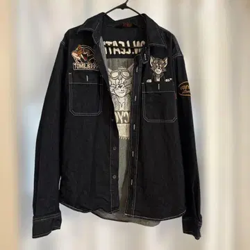 VANSON 톰과 제리 데님 셔츠