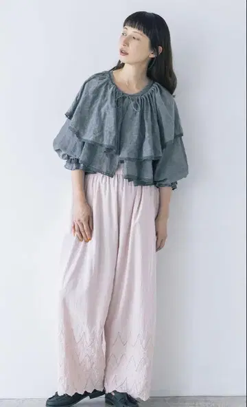사만사 모스모스 kazumi 콜라보 케이프 볼레로