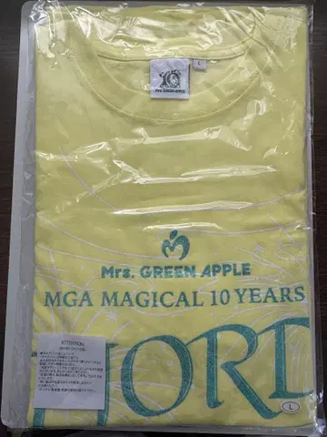 Mrs. GREEN APPLE 피요르드 티셔츠 L 사이즈