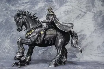 북두의 권 wf2024w 블랙 흑왕호&라오우 레진 캐스트 페인팅 완성품
