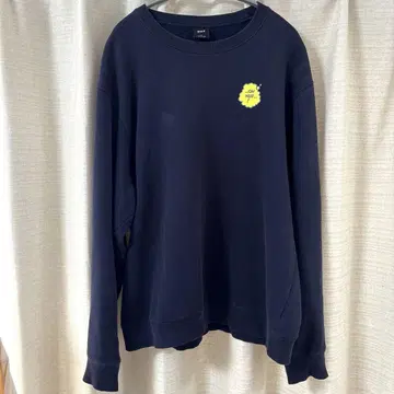 HUF 허프 맨투맨 네이비 풀오버 L