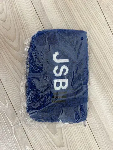 JSB 로고 네이비 파우치