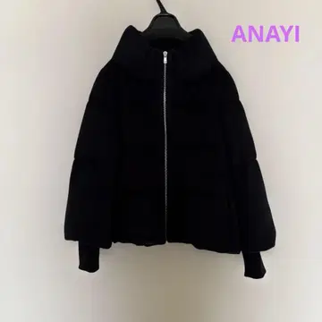미사용 ANAYI 아나이 알파카 샤기 다운 코트 (택 포함)