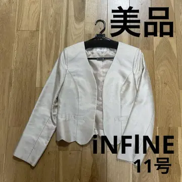 iNFINE 베이지 노카라 포멀 자켓