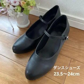 스트랩 댄스화 블랙