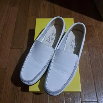 풀사이드 신발 로퍼 화이트 22.5cm