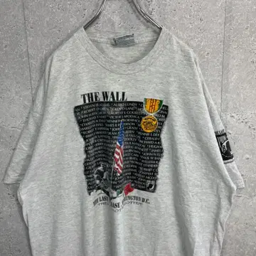 Lee USA 제작 미국 국기 베트남 전쟁 POW MIA 티셔츠 2XL