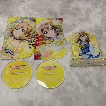 러브라이브 Aqours 쿠니키다 하나마루 카드형 아크릴 스탠드 3세트