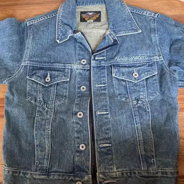 Harley Davidson 자수 데님 자켓 L