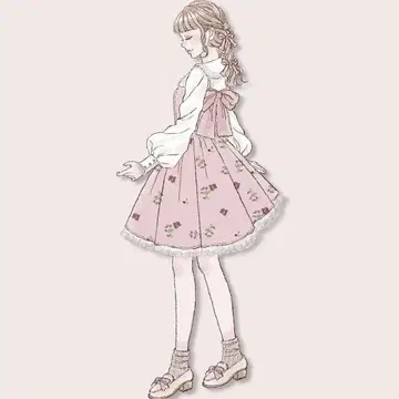 mellfy memory 메루메모 원피스 핑크