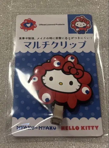 오사카 엑스포 산리오 콜라보 먝먝 멀티 클립 헬로키티 키티